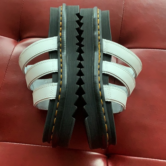 Dr. Martens Blair White Sandals Platforms - Picture 4 of 5